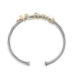 David Yurman Whispers collection ring, "Je t'aime" bracelet